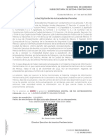 Constancias Digital de No Antecedentes Penales: Ciudad de México, A 11 de Abril de 2023