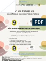 Plan de Trabajo de Prácticas Preprofesionales