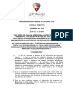 Acuerdo CD 1914 Modificacion Reglamento Doctorado en Innovación