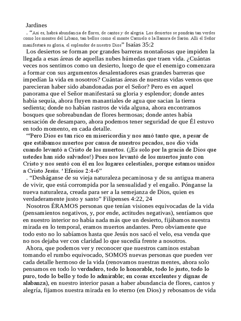 De Tumbas A Jardines PDF Cristo (título) Jesús