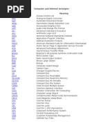 Tech Acronyms