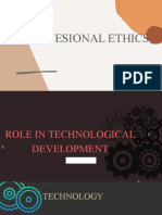 Proffessional Ethics - S4, Technological Development