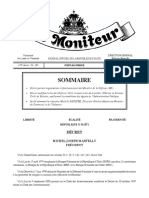 Decret Portant Organisation Et Fonctionnement Du MD Et Remobilisant L Armee D Haiti