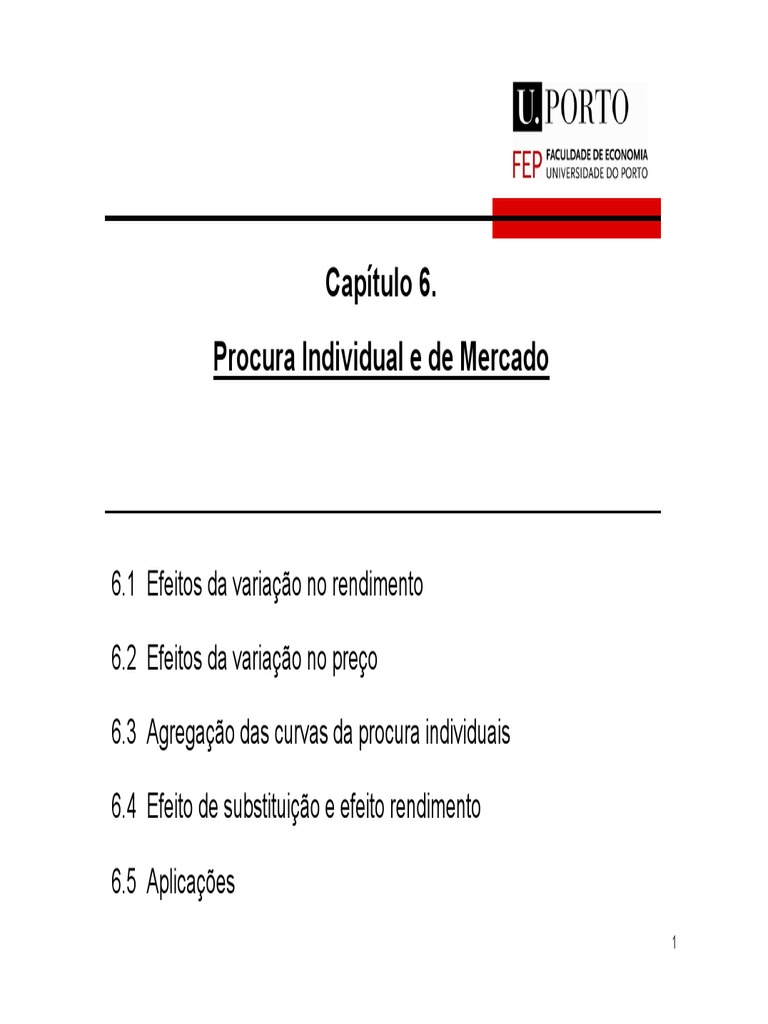 Análise da Procura Individual e de Mercado | PDF | Demanda | Oferta e ...