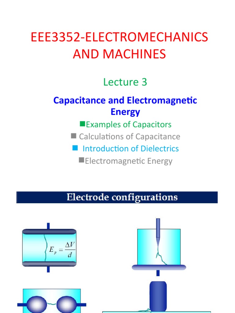 Eee3352 L3 PDF Capacitor Electrical Breakdown