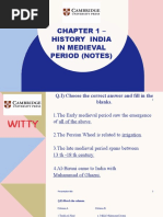 Chapter 1 - History India in Medieval Period