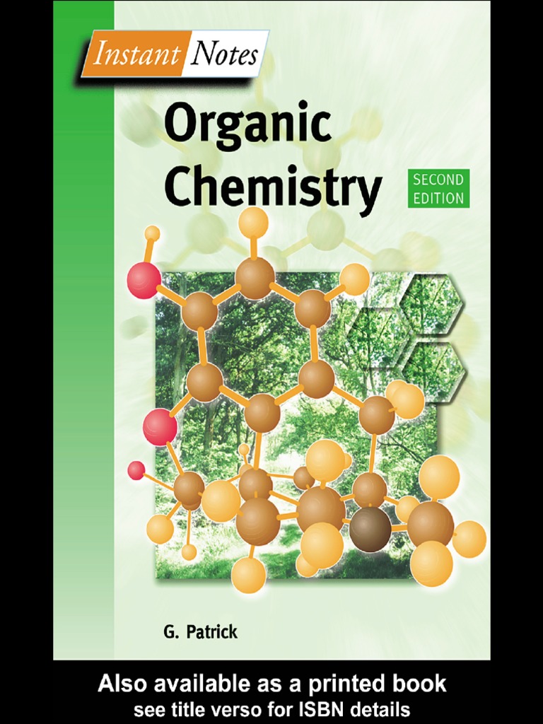 Organic Chemistry Instant Notes | PDF | Molecular Orbital | Covalent Bond