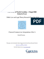 Classical Common Law Jurisprudence Part I - Gerald Postema