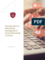 Introduction To Marketing Management & The Marketing Process