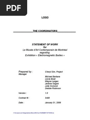 Statement of Work