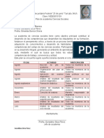 Plan de Trabajo Academia Ciencias Sociales