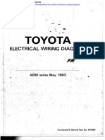 Toyota Corolla FR Electric Wiring Diagram