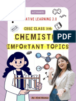 Chemistry Important Topics Class 10th