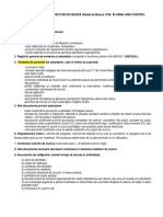 Acte Solicitate de Inspectorii de Muncă-Itm În Urma Unui Control