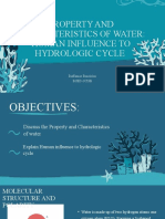 Bandolon, RMC - Property and Characteristics of Water Human Influence To Hydrologic Cycle