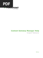 Content Gateway Manager Help