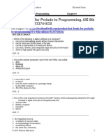 Test Bank For Prelude To Programming 6 e 6th Edition 013374163x