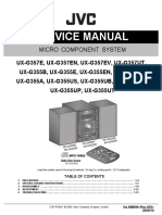 Manual de Servicio Equipo SD Pato Primo JVC - Ux-G355 - g357