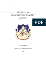 87th Infantry History
