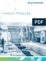 Avantor Chemical Price List