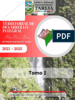 PTDI Dpto. Tarija 2021-2025 - Tomo 1