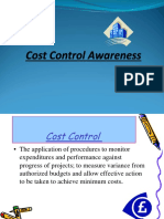 F Cost Control Awareness