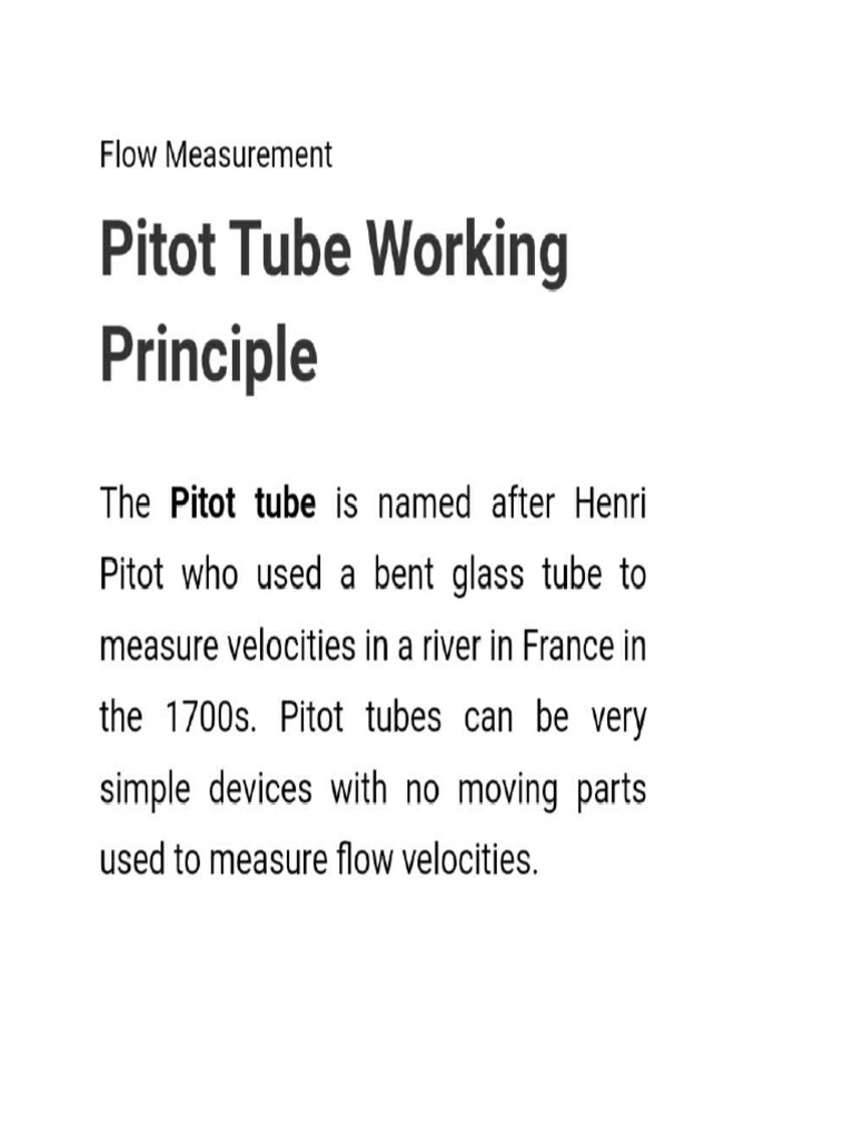 Flow Measurement PDF