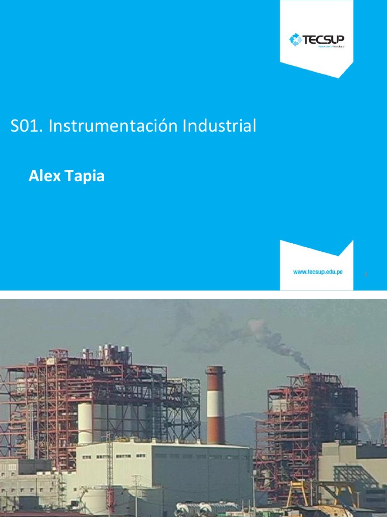 Sesion 01 INSTRUMENTACION INDUSTRIAL | PDF | Sensor | Ciencias fisicas