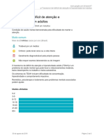 Adult Attention Deficit Hyperactivity Disorder PT BR