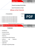 PBL-II Presentation Template For Students