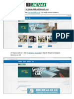 Tutorial Pré Matrícula