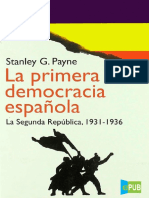 La Primera Democracia Espanola - Stanley G. Payne