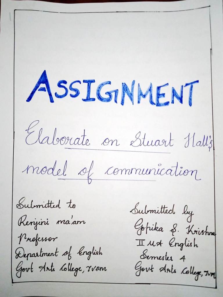 Staurt Hall's Model of Communication | PDF
