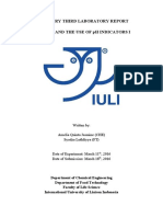 Chemistry Laboratory Report PH Scale and