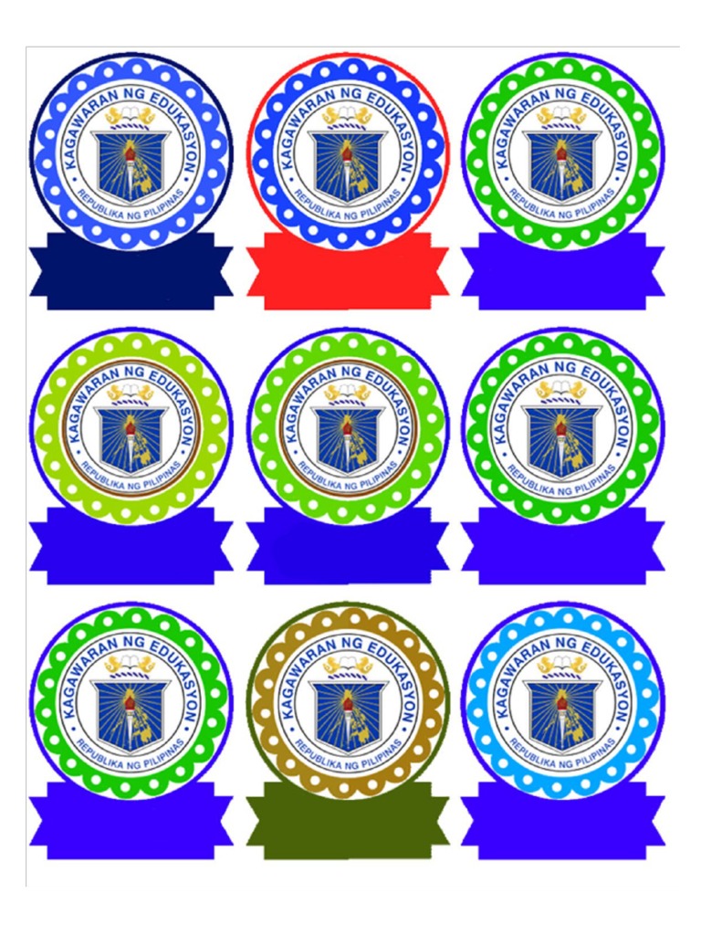 Editable Ribbon Head Template Awards | PDF | Art