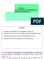 Chapter 3 - Identifications of Impacts of Disability
