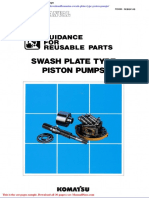 Komatsu Swash Plate Type Piston Pumps