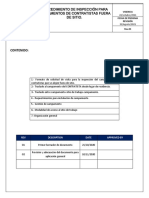 Revisión de Campamento Externo