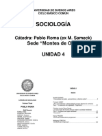 Sociología Roma - Unidad 4