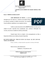 Petição Novo Endereço José Marcelino