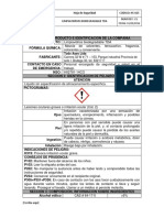 HS-B36 Hoja de Seguridad Limpiavidrios Biodegradable