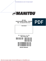 Manitou MC Serie 3 E2 Repair Manual