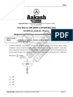 E-CAPS-25 - For CoE (XI) - Physics - (Que. - Answer Key)