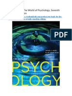 Test Bank For The World of Psychology Seventh Canadian Edition