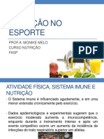 Aula Nutrição No Esporte - Sistema Imune