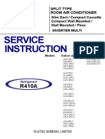 Fujitsu Split AC AOU24RLXFZ - Service Manual