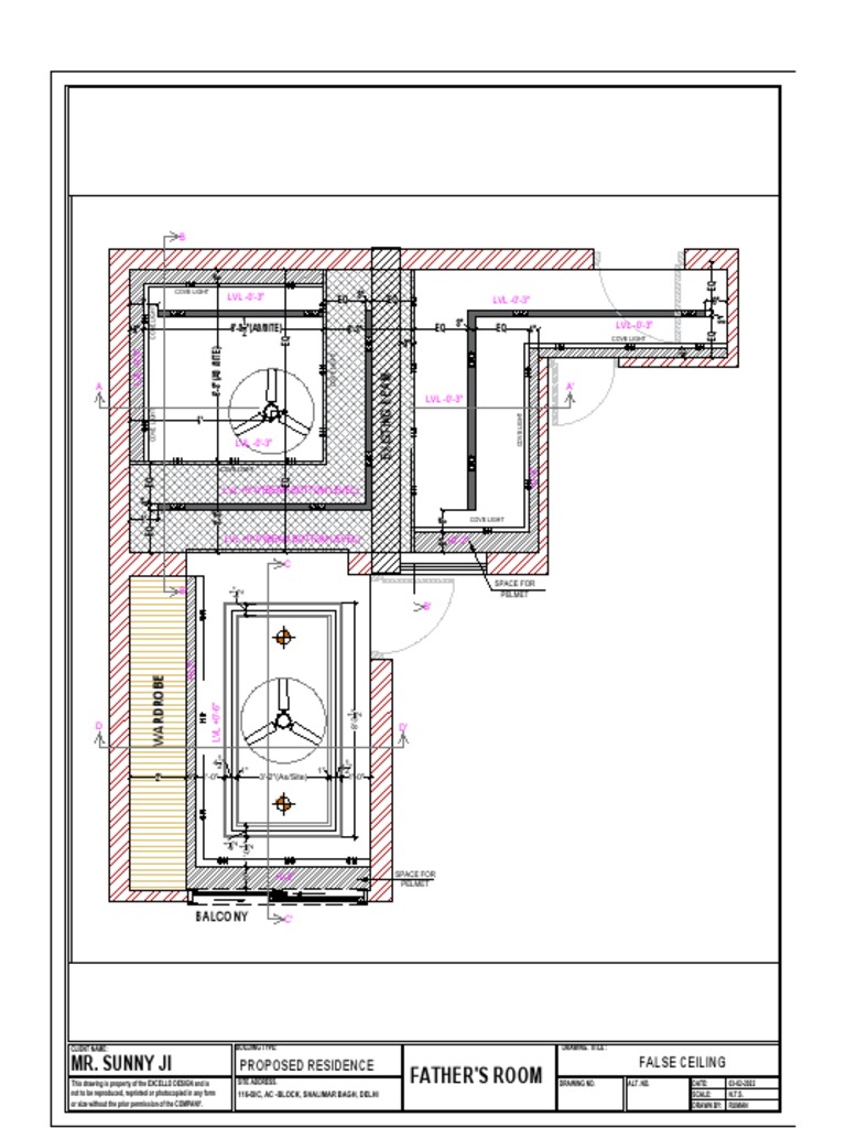 False Ceiling Design for Residence | PDF | Architectural Elements ...