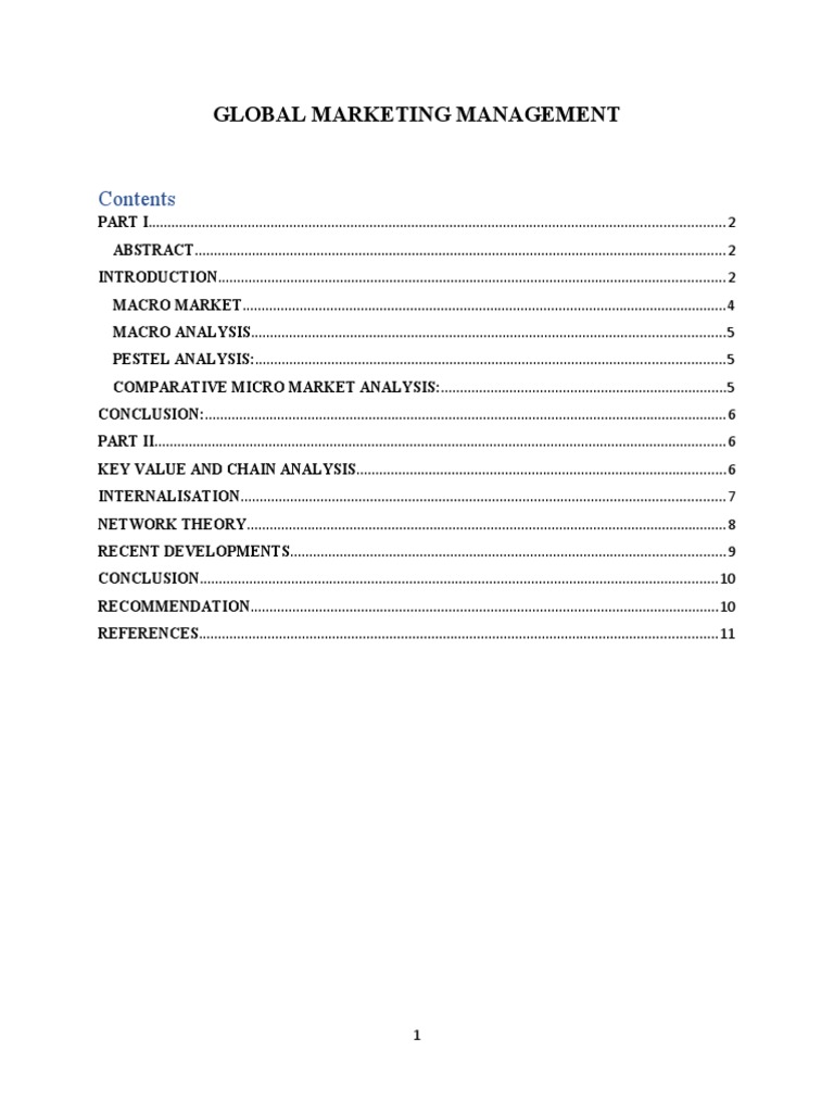 Analysis 1 1 Pdf Marketing Market Economics