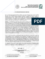 Acta Circunstanciada Inasistencia Elemento de Seguridad 2017