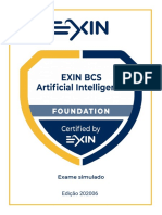 Simulado EXIN BCS Artificial Intelligence